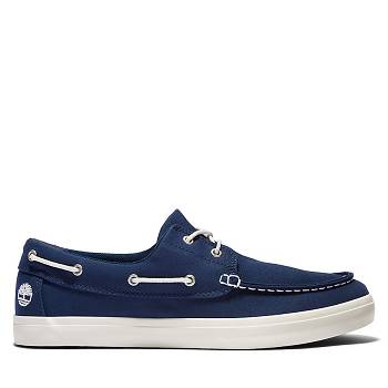 Timberland Union Wharf 2-Eye - Tmavomodre Oxford Topanky Panske, T0426SK